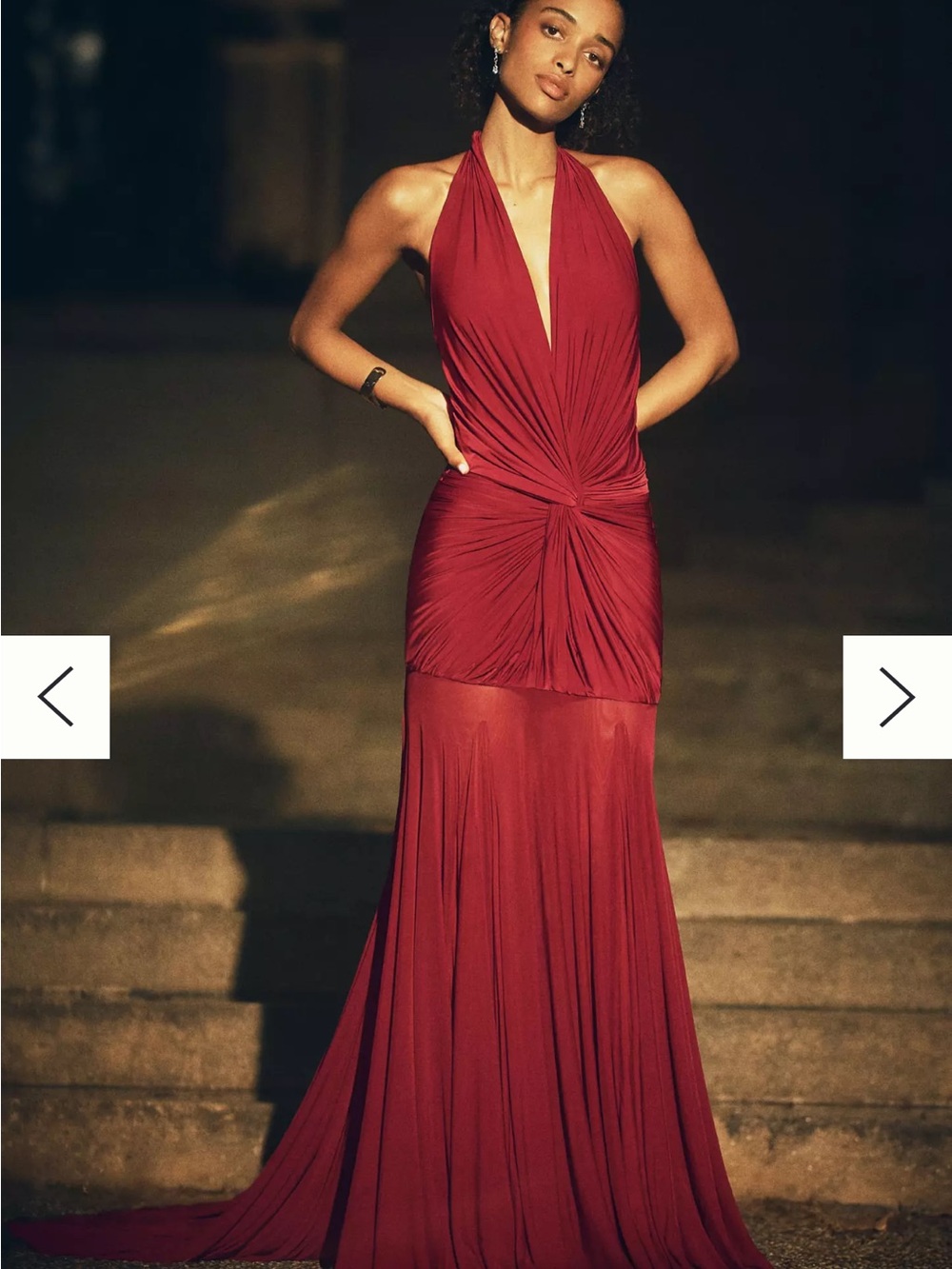 Deme by Gabriella Chloe Stretch Jersey Maxi Dress